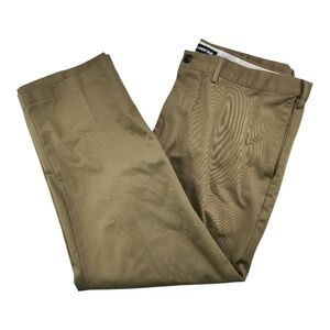 Lands End Khaki Chino Pants Men 40 Traditional Fit Cotton Business Casual Golf